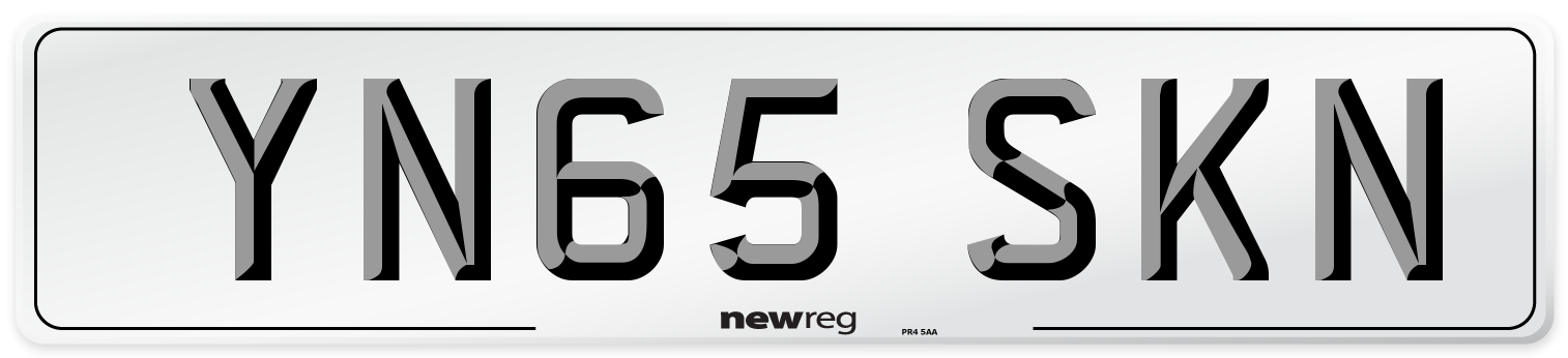 YN65 SKN Number Plate from New Reg